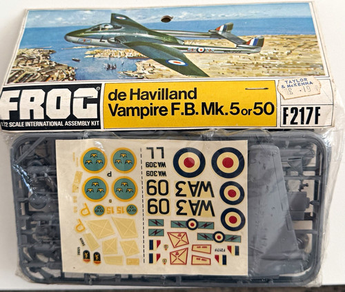 Frog havilland vampire - frog, de