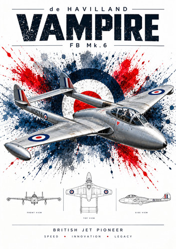 Havilland vampire mk6 - havilland,