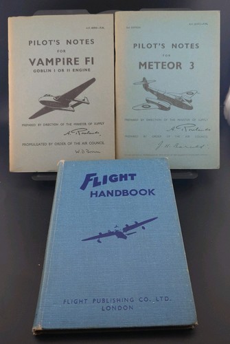 Pilot notes meteor f mk - pilot's,