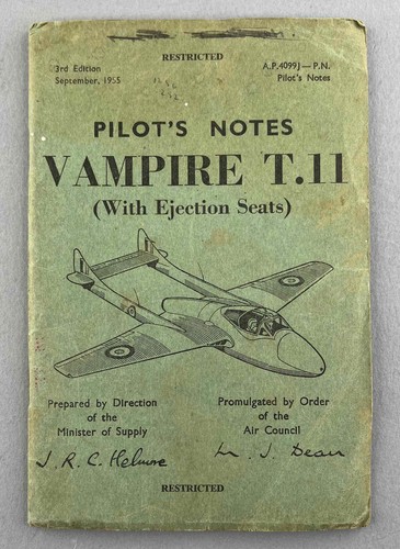 Havilland vampire 11 with - de, t.11