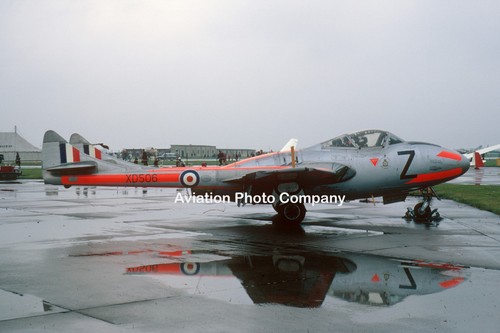 Raf catcs havilland vampire - havilland,