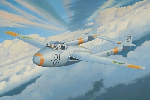 Havilland vampire 5in - de,