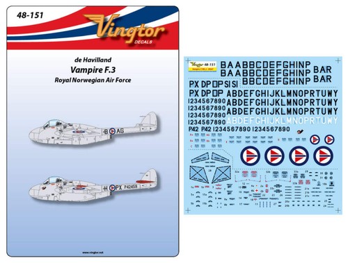 Vingtor decals 151 48 de - 48-151,